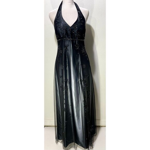 Betsy & Adam Dresses & Skirts - Betsy adams maxi dress Y2K babydoll whimsy goth fairy sheer embroidery women 6